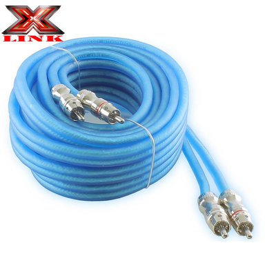 Cable audio RCA automatique Y adaptateur 0ft câbles RCA blindés avec matériau d'isolation PVC