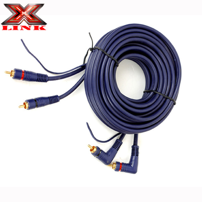 Cable audio RCA automatique Y adaptateur 0ft câbles RCA blindés avec matériau d'isolation PVC