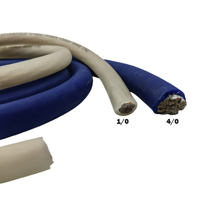 Cable d'isolation en PVC flexible de calibre AWG 0 pour le raccordement de la batterie à la moto