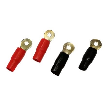 1/0 AWG Lugs en cuivre en conserve Rings terminaux connecteurs avec rétrécissement thermique