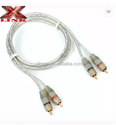 5m Gold Connector CCA Conducteur Audio en vrac câble RCA pour intégration audio système de voiture à domicile