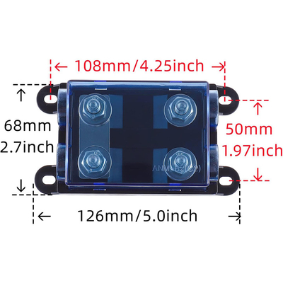 CSA approuvé pour le support de fusible double à double voie AMG pour l'industrie automobile