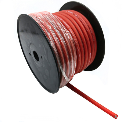 Veste super flexible 1/0 calibre fil d'alimentation en cuivre pour audio de voiture 4 AWG câble d'alimentation