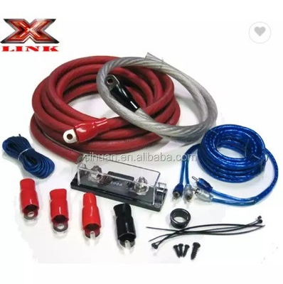 1128 Standard 4 Gauge OFC CCA Complete Amplificateur Installation du câblage Amplificateur Kit pour l'audio de voiture