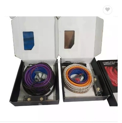 1128 Standard 4 Gauge OFC CCA Complete Amplificateur Installation du câblage Amplificateur Kit pour l'audio de voiture