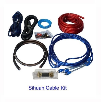 Kit de câblage d'installation OFC pour l'amplificateur audio automobile de type connecteur coaxiale