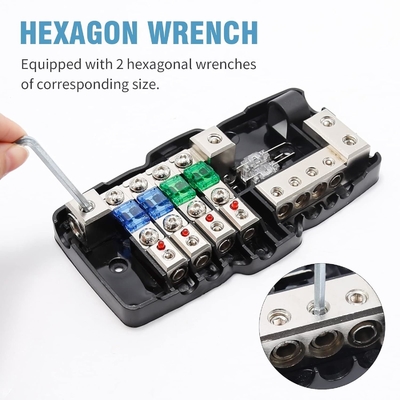 0 awg 12V Multi-fonctionnel Mini ANL boîte à fusibles bloc de distribution pour véhicules