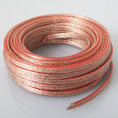 8.0mm Diamètre extérieur OFC haut-parleur câble audio fil Fabriqué avec 99,99% de cuivre sans oxygène