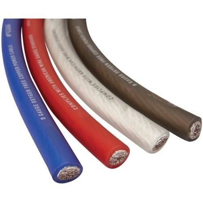 0gauge OFC câble d'alimentation audio automobile de n'importe quelle couleur Matériau conducteur en aluminium plaqué en cuivre