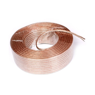 14 12 16AWG OFC Bare Copper High End Home Theater Audio Speaker câble avec une veste en PVC souple