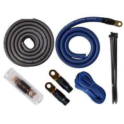 1500W Amplificateur de voiture Installez le kit de câblage câble d'alimentation à conducteur unique et ensemble de porte-fusibles