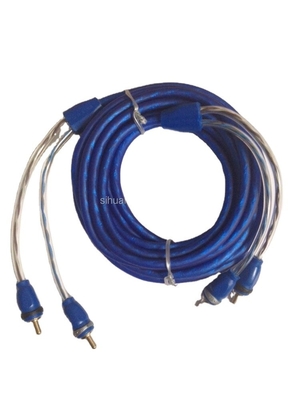 Cable RCA en PVC souple avec conducteur OFC dans n'importe quelle couleur