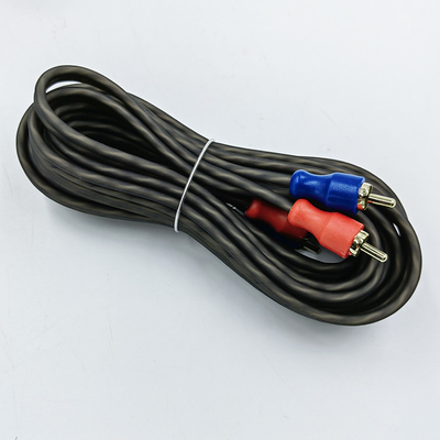 Cable RCA en PVC souple avec conducteur OFC dans n'importe quelle couleur