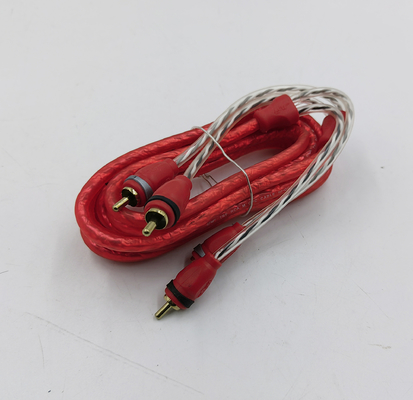 Cable RCA en PVC souple avec conducteur OFC dans n'importe quelle couleur