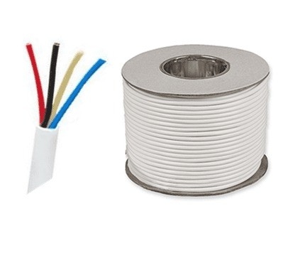Cable à câble de détection d'incendie 24AWG en cuivre isolé en PVC multi-noyau 4 noyaux pour systèmes de sécurité