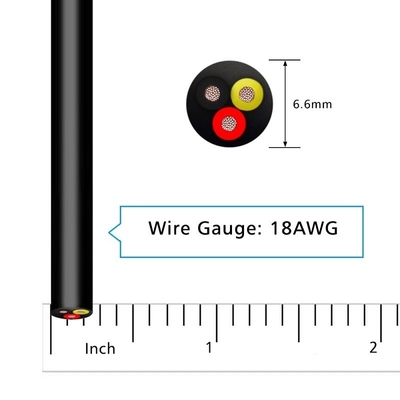 Fil de cuivre isolé en PVC à câbles polyvalents 14 AWG pour l'éclairage LED basse tension et l'automobile