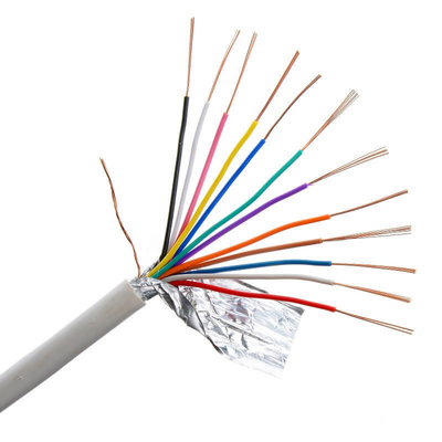 22 AWG 4 Cable plénier blindé à conducteur pour la sécurité/alarme/contrôle d'accès
