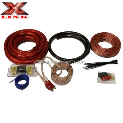 Kit de câblage du subwoofer de l'amplificateur audio de voiture CCA pour une performance optimale