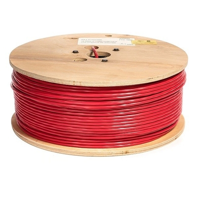 LSZH 8c câble d'alarme incendie avec enveloppe extérieure thermoplastique et isolation en caoutchouc de silicium