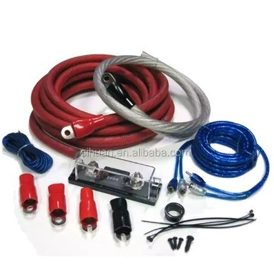 Échantillon 0 4 8 10 AWG Gauge GA Amplificateur audio pour voiture Kit de câblage câble d'alimentation câble haut-parleur kits Big 3 Kit