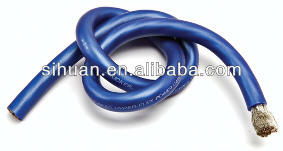 Veste en PVC OFC CCA 2/0awg 1/0awg 2awg 4awg Amplificateur audio pour voiture Câble d'alimentation avec isolation en PVC