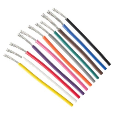 22AWG 1015 Fil de raccordement en cuivre en conserve 600V à fils EN5075-2014 UL 1007/1015 Norme