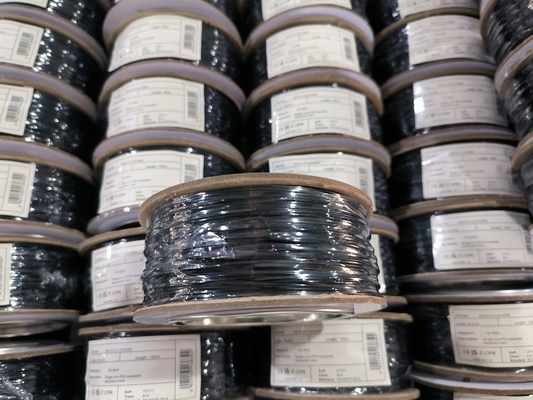 22AWG 1015 Fil de raccordement en cuivre en conserve 600V à fils EN5075-2014 UL 1007/1015 Norme