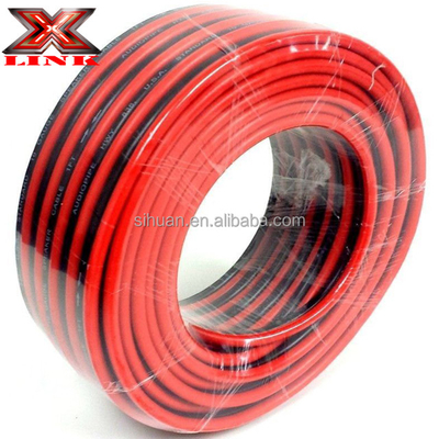 Cable de haut-parleur audio coaxiale de 16 calibres 99,9% de cuivre sans oxygène avec connecteur doré
