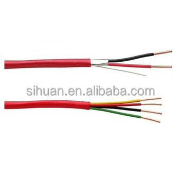 Cable d'alarme incendie FPLR solide en conserve CCA 18 AWG 2/C 1000 pieds