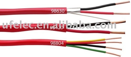 Cable d'alarme incendie avec certificat CE 2c 4c 6c 1,5 mm2 2,5 mm2 0,80 mm fil de cuivre nu