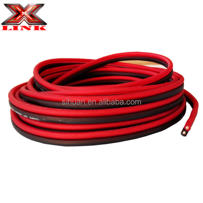 Cable haut-parleur bleu / noir pour une performance audio supérieure
