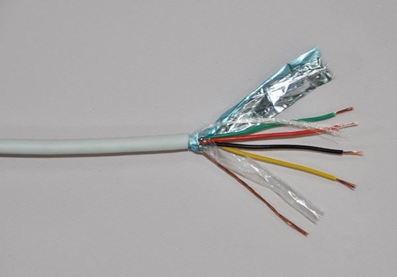 Système d'alarme incendie en PVC isolé conducteur de cuivre robuste Veste rouge 2 câble d'alarme de base