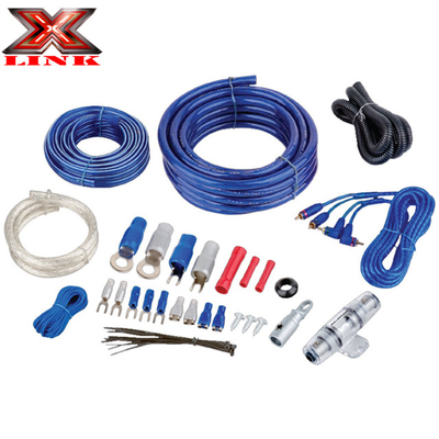 Ensemble de câblage d'amplificateur audio à conducteur fourre-tout 4ga pour installation aérienne