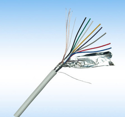Conducteur en cuivre nu 2c 4c 8c 12c 20c câble d'alarme incendie à filets avec isolation PVC