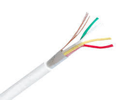 Conducteur en cuivre nu 2c 4c 8c 12c 20c câble d'alarme incendie à filets avec isolation PVC