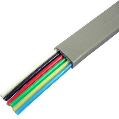 10 8 6 4 Cordon de ligne modulaire plate câble téléphonique intérieur câble de cuivre conducteur