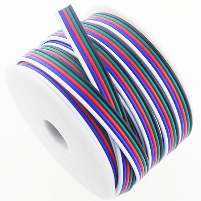 Cordon d'extension de fil flexible pour ruban LED 1618 épaisseur veste en PVC RGBW RGB 3 épingles 4 épingles