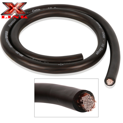 Jacket en PVC doux 20mm2 35mm2 50mm2 16mm2 10mm2 câble d'alimentation de l'amplificateur pour le son de voiture