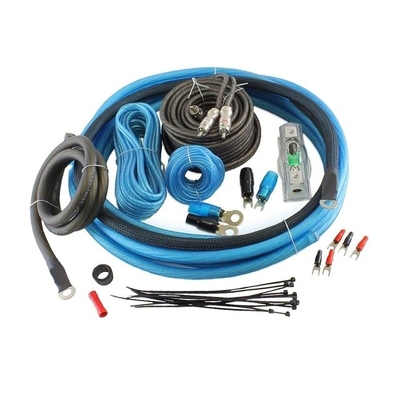 Kit d'installation de câbles audio féminin-féminin et de câble 4GA RCA pour amplificateur de voiture