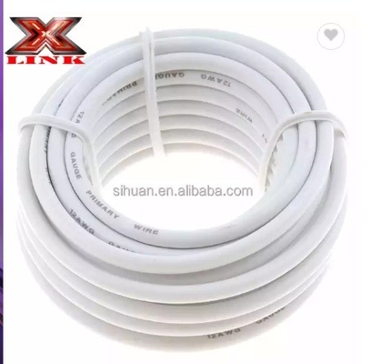 Cable électrique en PVC en gaine à basse tension 10awg 12awg 14awg 16awg avec norme BS6500