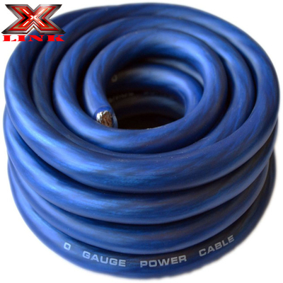 1/0 Gauge 0 AWG Cable de mise à la terre en cuivre rouge pour les systèmes audio de voiture avancés