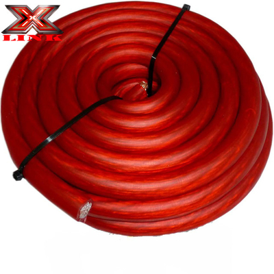 1/0 Gauge 0 AWG Cable de mise à la terre en cuivre rouge pour les systèmes audio de voiture avancés