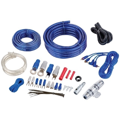 Kit de câbles d'installation d'amplificateur 4awg 2500W Kit de câbles audio pour voiture avec conducteur de cuivre nu