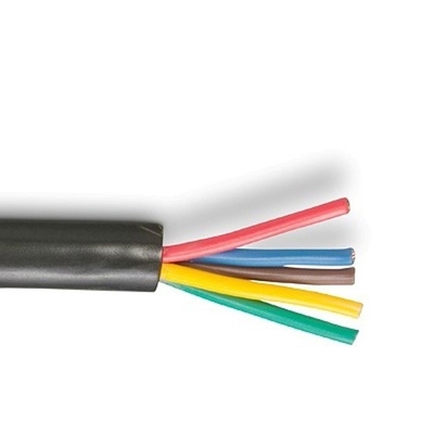 Cable de remorque de conducteur industriel 7 10-12-14 AWG GPT Jacket en PVC doux Fils codés par couleur
