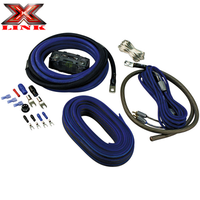 Kit de câblage de l'amplificateur audio de voiture avec écran non blindé et diamètre extérieur optionnel