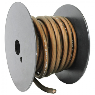 15.5mm 0Gauge 4GA 8GA CCA Amplificateur câble d'alimentation pour l'installation audio de voiture