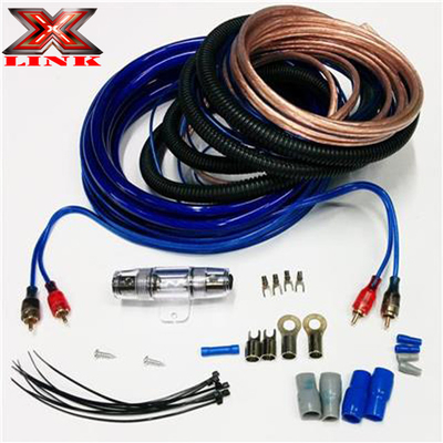 Kit de câblage de l'amplificateur audio de voiture avec écran non blindé et diamètre extérieur optionnel