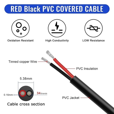 18AWG 2 conducteur 20AWG 3 conducteur fil électrique fil de cuivre en PVC