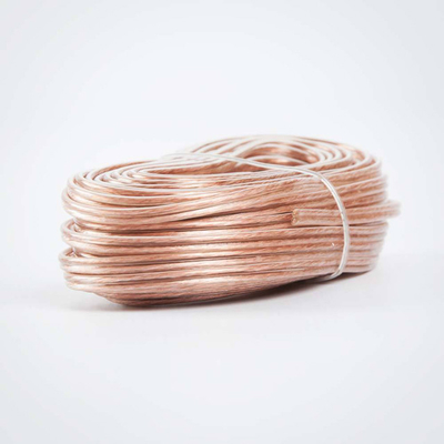Système audio avec 99,99% d' oxygène sans haut-parleur en cuivre câble fil flexible