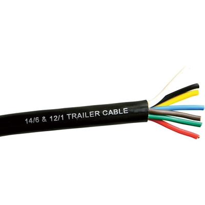 Cable automobile isolé à conducteur à câbles 14 ga pour la transmission du signal de la remorque